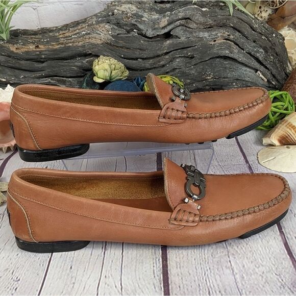 Salvatore Ferragamo Gancini Moccasin Loafers - Size 8.5 (2A) - Picture 3 of 10